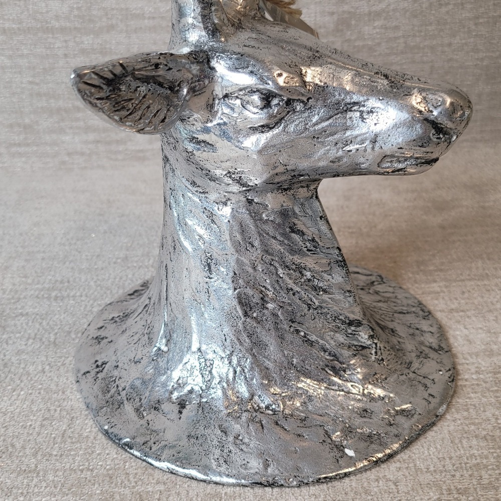 RARE Pottery Barn Stag Deer Head Platter Base Stand 12 1/2 x 9 1/2" NEW w Tags - Picture 9 of 12